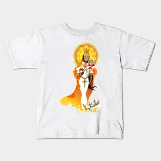 La Virgen de la Caridad del Cobre Kids T-Shirt